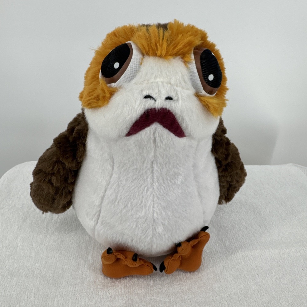Disney Store Star Wars Porg Plush Toy The Last Jedi Stuffed‎ Animal Owl 11"
